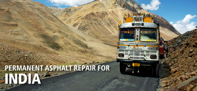 Permanent Asphalt Repair for India